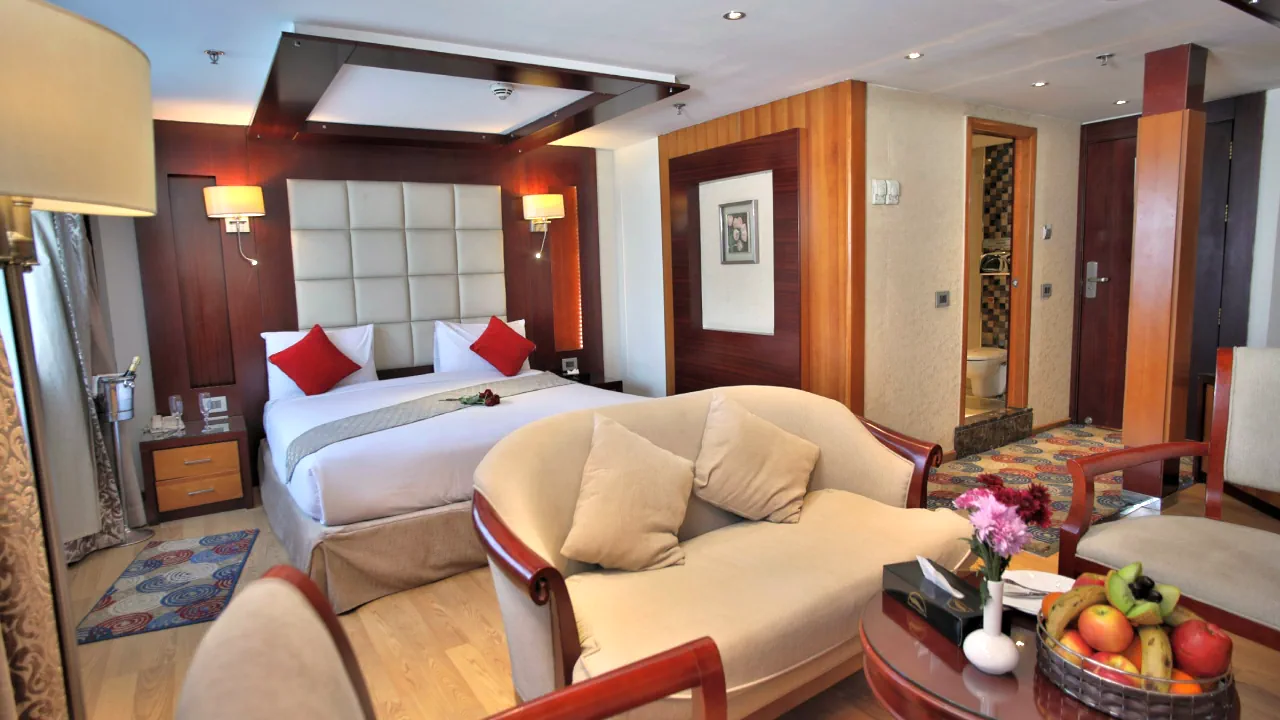 Blue Shadow I Blue Shadow 1: A luxurious cruise on the Nile River, offering an upscale experience with excellent services and modern facilities to explore historical landmarks.